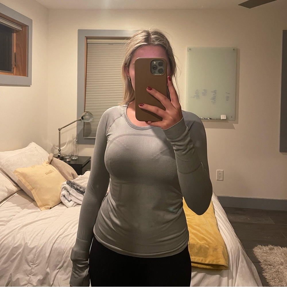 Lululemon Grey Swiftly Tech Long Sleeve